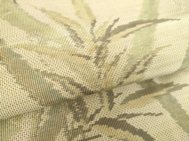 平和屋着物●本場大島紬　7マルキ　総絣　笹竹文　正絹　逸品　DABF7908ps