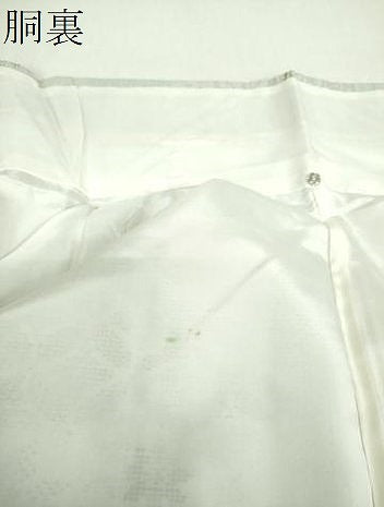 平和屋着物●結城紬　80亀甲　雲取り吉祥花文　正絹　逸品　DABF7911ps