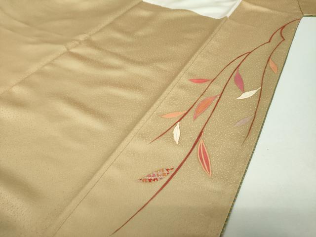 平和屋着物●訪問着　舞蝶花丸文　金彩　正絹　逸品　DABF7913ps