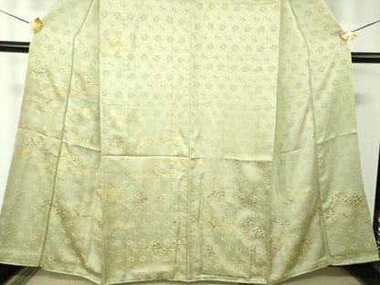 平和屋着物●訪問着　遠山樹林文　金彩　正絹　逸品　DABF7921ps