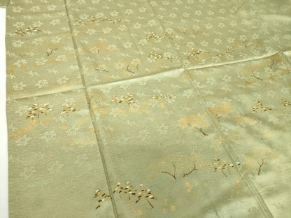 平和屋着物●訪問着　遠山樹林文　金彩　正絹　逸品　DABF7921ps