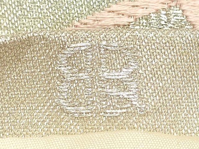 平和屋着物◎西陣 服部織物謹製 六通柄袋帯 唐織 扇面吉祥花