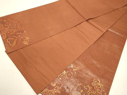 平和屋着物◎太鼓柄袋帯 宝尽くし花文 引箔 正絹 逸品 DABF8024we