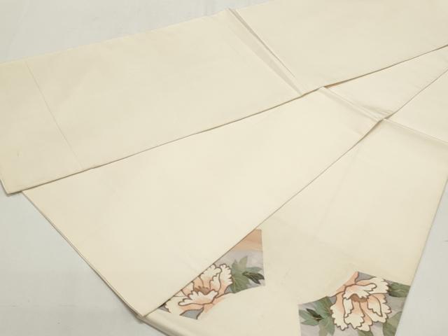 平和屋着物◎太鼓柄袋帯　すくい織　地紙花文　正絹　逸品　DABF8068we