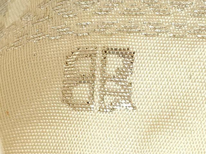 平和屋着物◎西陣　服部織物謹製　六通柄袋帯　こはく錦　蜀江花文　手工芸　銀糸　正絹　逸品　DABF8087we