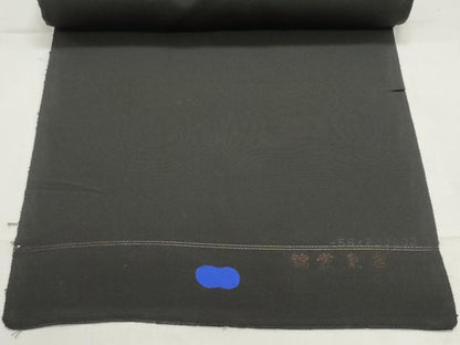 平和屋着物▼黒紋付　黒反物　着尺　逸品　未使用　DABF8133we