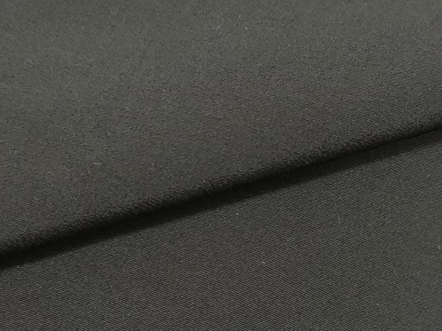 平和屋着物▼黒紋付　黒反物　着尺　逸品　未使用　DABF8133we