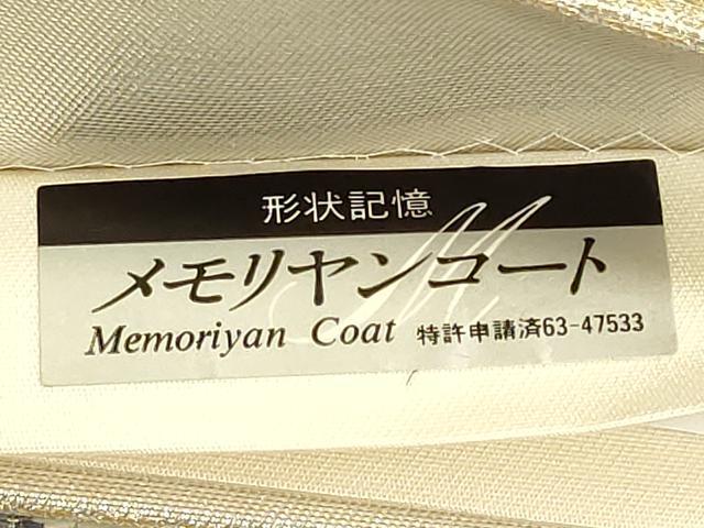 平和屋着物◎六通柄袋帯　唐織　流水地紙花文　金銀糸　正絹　逸品　DABF8421we