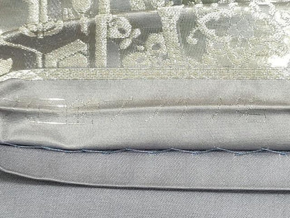 平和屋着物◎六通柄袋帯　九百錦　花鳥唐草文　プラチナ箔　正絹　逸品　DABF8427we