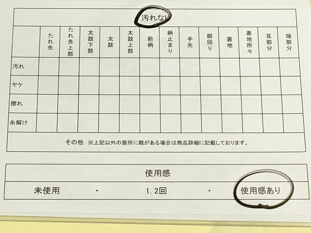 平和屋着物◎六通柄袋帯　市松文様　黒地　金糸　DABF8452we