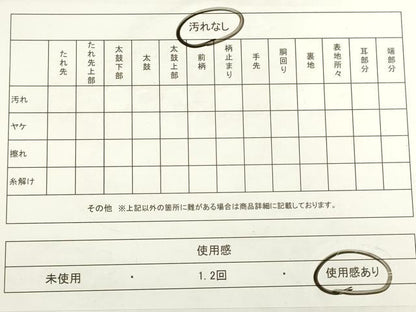 平和屋着物◎六通柄袋帯　市松文様　金糸　DABF8472we
