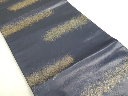 平和屋着物◎六通柄袋帯　霞文　本漆箔　正絹　逸品　未使用　DABF8503we