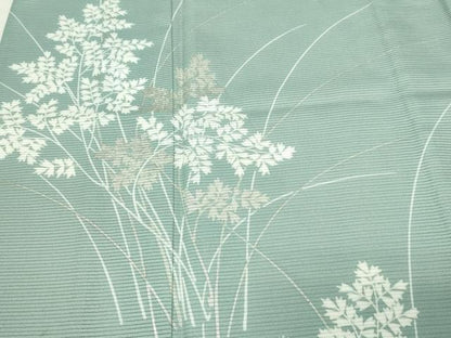 平和屋着物＊洗える最高級着物　＜英＞はなぶさ謹製　夏物　色留袖　枝葉文　銀彩　絽　DABF8647sf