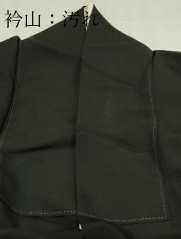 平和屋着物■豪華黒留袖　作家物　人物風景文　暈し染め　金彩　正絹　逸品　DABF8712sf