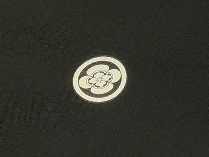 平和屋着物■豪華黒留袖　作家物　人物風景文　暈し染め　金彩　正絹　逸品　DABF8717sf