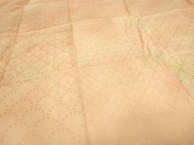 平和屋着物■上質な小紋 青海波花文 暈し染め ロング丈 正絹 逸品 DABF8718sf