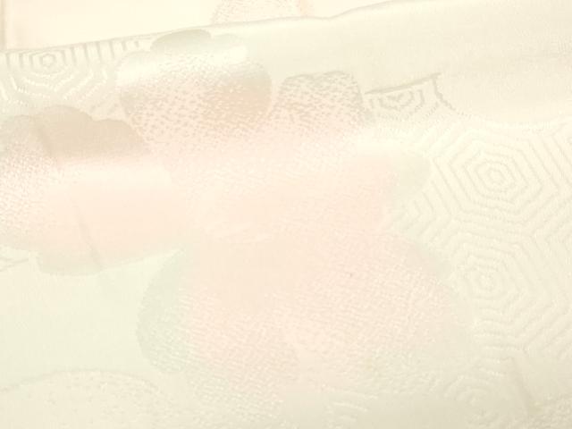 平和屋着物■長襦袢　無双仕立て　舞花地紋　正絹　逸品　DABF8729sf