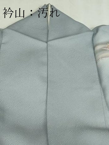 平和屋着物■訪問着 友禅 舞葉文 暈し染め 正絹 逸品 DABF8732sf