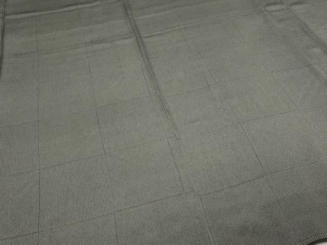 平和屋着物■江戸小紋　行儀　格通し　正絹　逸品　DABF8733sf