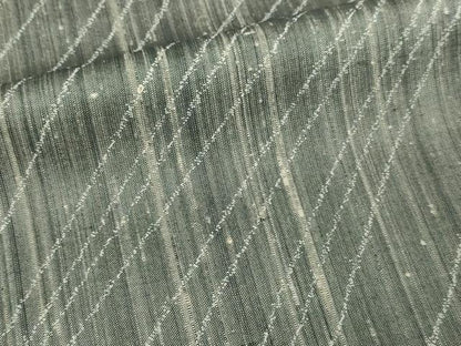平和屋着物■上質な紬 斜縞 正絹 逸品 DABF8735sf