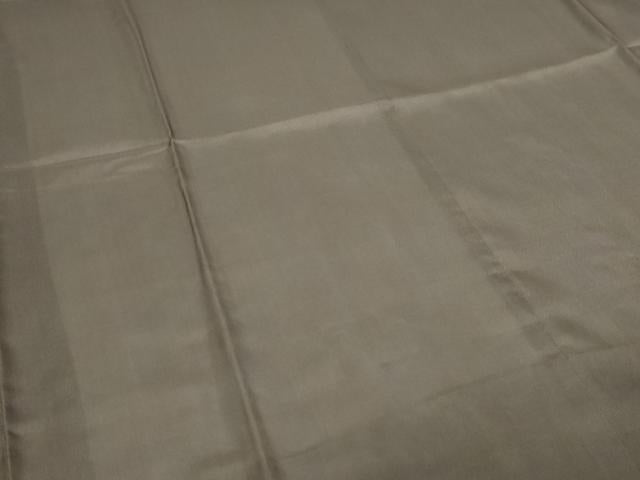 平和屋着物▽道行コート　二部式　スリーシーズン　春夏秋　塵除け　媚茶色　正絹　逸品　DABF8749sf