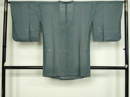 平和屋着物▽道行コート　無双　霞文　紗×絽　正絹　逸品　DABF8755sf