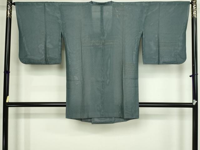 平和屋着物▽道行コート　無双　霞文　紗×絽　正絹　逸品　DABF8755sf