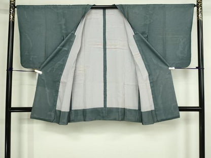 平和屋着物▽道行コート　無双　霞文　紗×絽　正絹　逸品　DABF8755sf