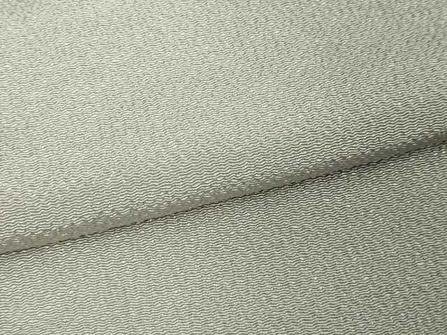 平和屋着物▽上質な小紋　単衣　霞文　暈し染め　鬼しぼ縮緬　正絹　逸品　DABF8766sf