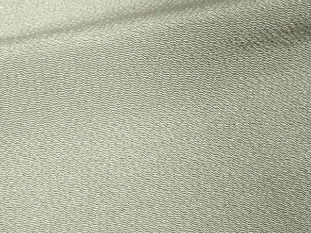 平和屋着物▽上質な小紋　単衣　霞文　暈し染め　鬼しぼ縮緬　正絹　逸品　DABF8766sf