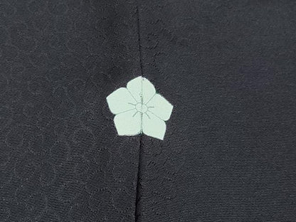 平和屋着物▽十代目 歌舞伎役者　坂東三津五郎　訪問着　単衣　舞桜文　暈し染め　金彩　やまと誂製　正絹　逸品　DABF8769sf