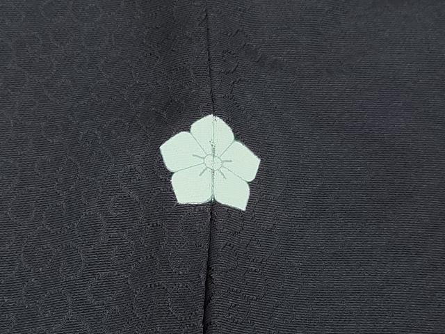 平和屋着物▽十代目 歌舞伎役者　坂東三津五郎　訪問着　単衣　舞桜文　暈し染め　金彩　やまと誂製　正絹　逸品　DABF8769sf