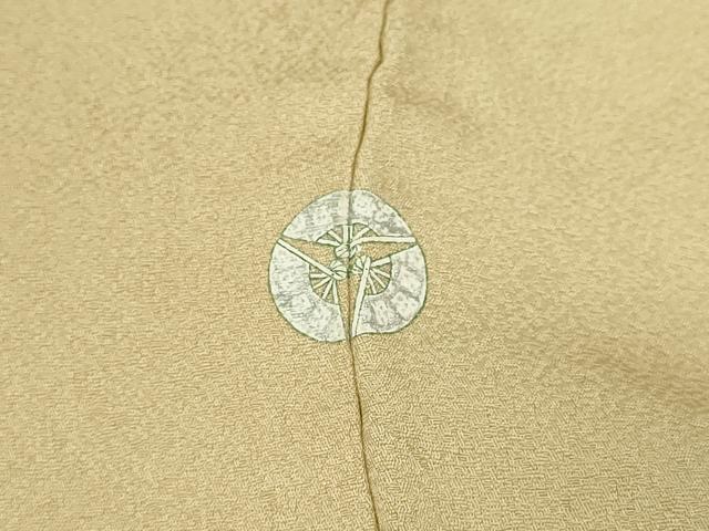 平和屋着物▽訪問着　単衣　枝花文　正絹　逸品　DABF8777sf