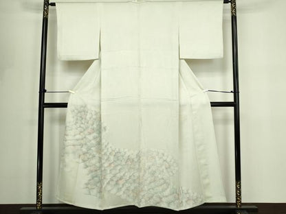 平和屋着物▽色留訪問着　単衣　霞文　暈し染め　正絹　逸品　DABF8780sf