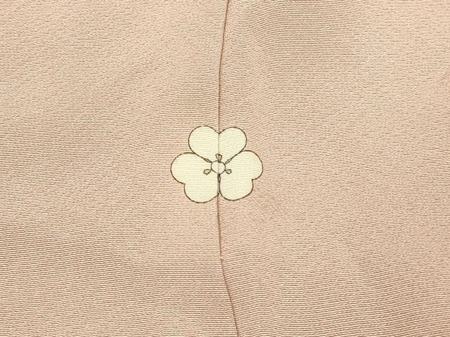 平和屋着物▽豪華色留袖　単衣　花唐草地紋　正絹　逸品　DABF8792sf