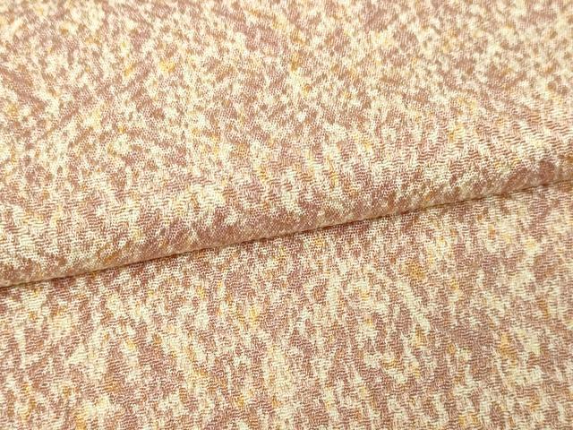 平和屋着物▽上質な小紋　単衣　霞文　正絹　逸品　DABF8800sf