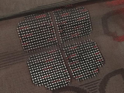 平和屋着物▽羽織　スリーシーズン　春夏秋　塵除け　舞花文　正絹　逸品　DABF8807sf