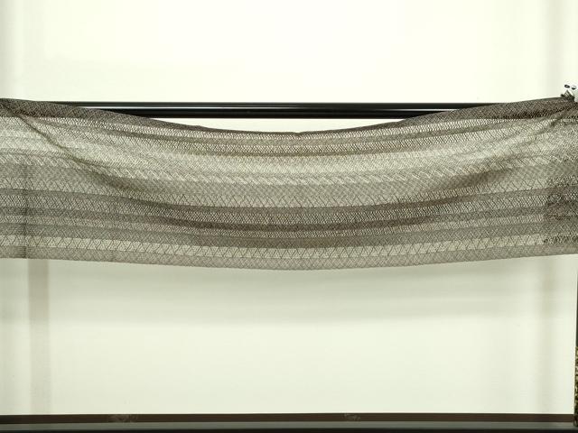 平和屋着物▽道行コート　スリーシーズン　春夏秋　塵除け　二部式　組織　菱文　正絹　逸品　DABF8808sf