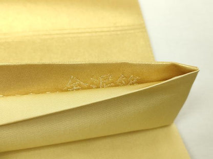 平和屋本店●太鼓柄袋帯　瑞園花鳥絵文　金泥箔　正絹　逸品　DABF8859sf