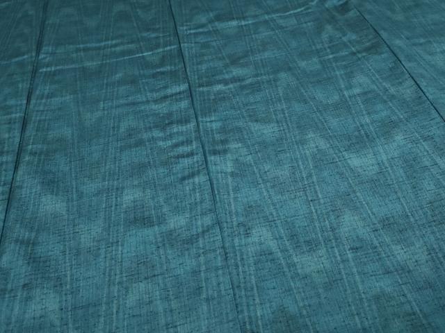 平和屋着物▽上質な紬 　単衣　 流水文　正絹　逸品　未使用　DABF8921sf
