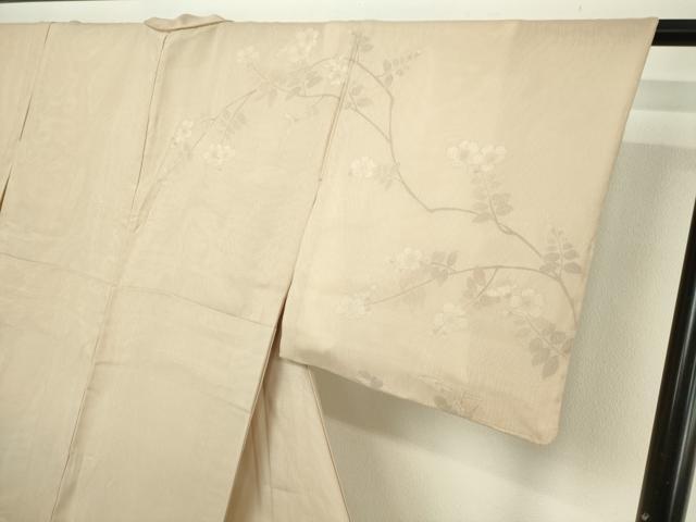 平和屋着物▽訪問着　無双　枝花文　暈し染め　紗袷　紗×絽　正絹　逸品　DABF8928sf