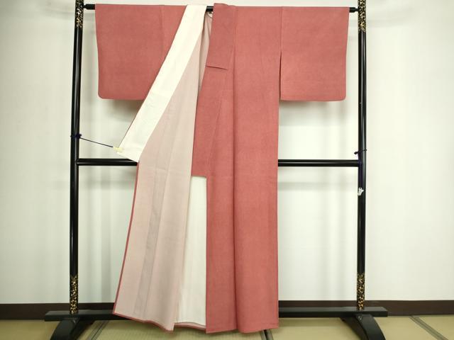 平和屋着物▽江戸小紋　単衣　鮫小紋柄　正絹　逸品　DABF8934sf