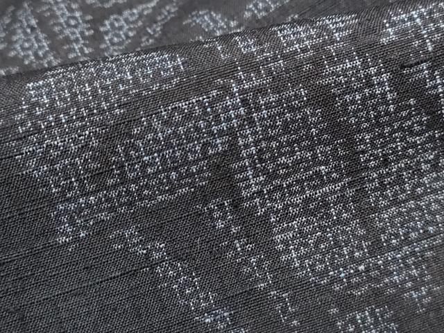 平和屋着物■上質な紬 亀甲花文 正絹 逸品 DABF9009qa