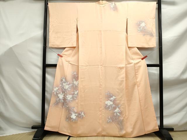平和屋着物■訪問着 枝桜文 暈し染め 正絹 逸品 DABF9021qa