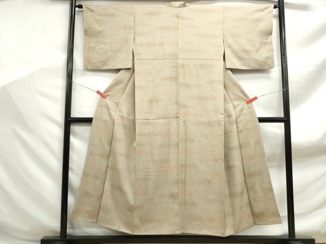 平和屋着物■上質な小紋 霞箔散らし文 正絹 逸品 DABF9027qa