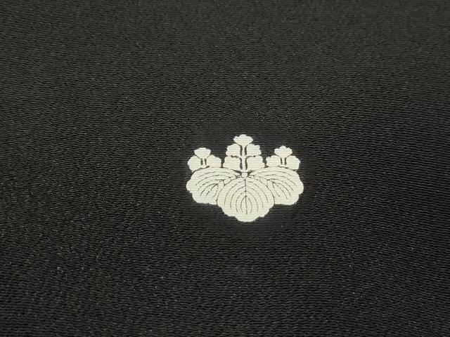 平和屋着物■豪華黒留袖 駒刺繍 扇面風景文 金糸 金彩 正絹 逸品 DABF9032qa