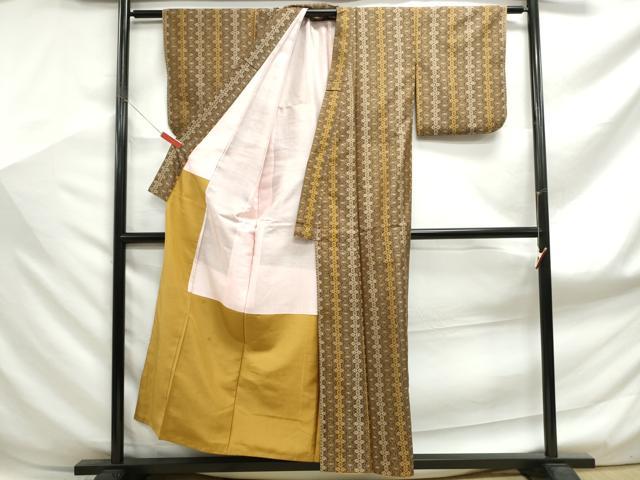平和屋着物■上質な紬 花間道 正絹 逸品 DABF9033qa