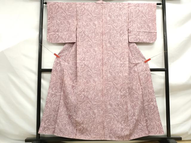 平和屋着物■小紋 流水文 洗える着物 DABF9047qa