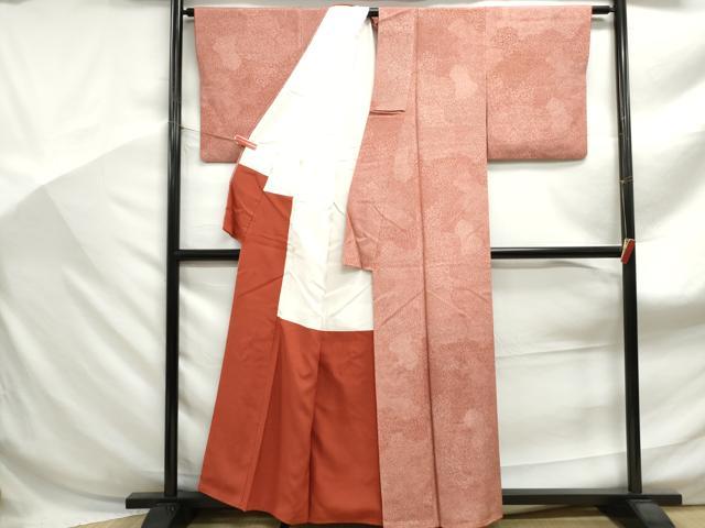 平和屋着物■江戸小紋 寄せ小紋柄 正絹 逸品 DABF9055qa