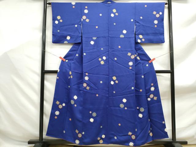 平和屋着物■上質な小紋 舞花文 正絹 逸品 DABF9059qa